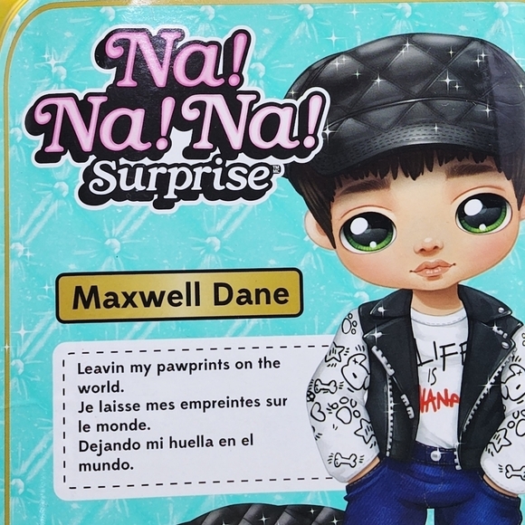 Na Na Na Surprise Kid's Glam Series Maxwell Dane Fashion Doll - Picture 6 of 7